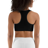 HOOD SCHOLAR - Sports Bra (BLACK)