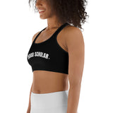 HOOD SCHOLAR - Sports Bra (BLACK)