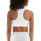 HOOD SCHOLAR Sports Bra (WHITE)