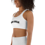 HOOD SCHOLAR Sports Bra (WHITE)