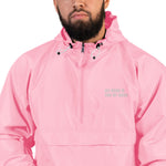 MY HOOD IS FOR MY HOOD - Embroidered Champion Packable Jacket (MULTIPLE COLORS)