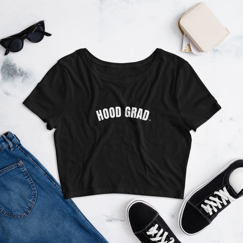 Hood Grad - Women’s Crop Tee