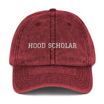 Hood Scholar - Vintage Cotton Twill Cap