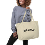 Hood Scholar - Large organic tote bag