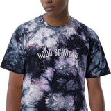 Hood Scholar - Oversized Tie-Dye T-Shirt