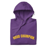 PURPLE UNISEX LIMITED EDITION - LSU HOOD CHAMPION Hoodie (All RESPECT to #10 Angel Reese!!)