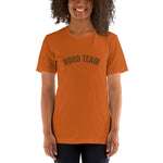 SALE!  HOOD TEAM - Short-Sleeve Unisex T-Shirt - ORANGE (Small-2X)