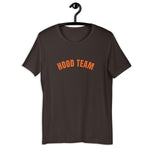 SALE!  HOOD TEAM - Short-Sleeve Unisex T-Shirt - BROWN (Small - XL)