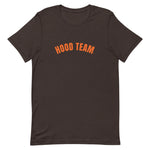 SALE!  HOOD TEAM - Short-Sleeve Unisex T-Shirt - BROWN (Small - XL)