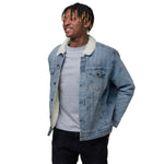 Hood Scholar - Unisex Denim Sherpa Jacket