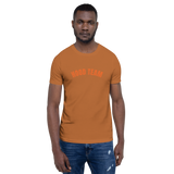 SALE!  HOOD TEAM - Short-Sleeve Unisex T-Shirt - BROWN (Small - XL)