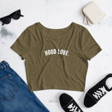 HOOD LOVE - Women’s Crop Tee